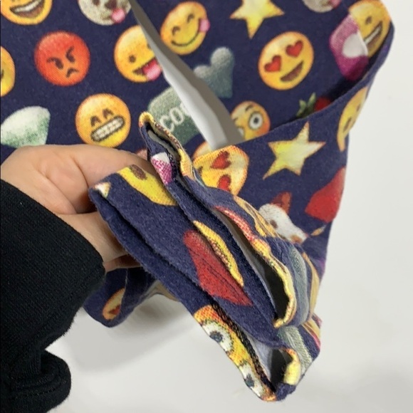 Gap Emoji Print Cotton Straight Legging medium girls casual clothing - Picture 5 of 5